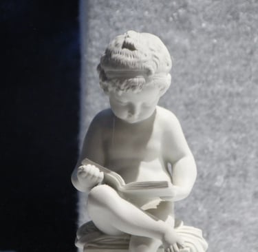 kid child angel statue