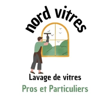 logo de l'entreprise nord vitres spécialisé dans le nettoyage de tous types de vitres à Valenciennes