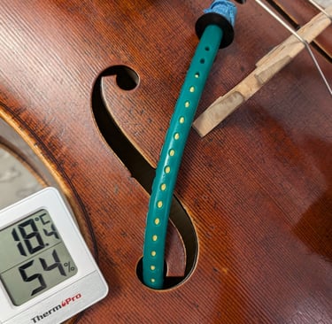 Winter care for the cello: humidity