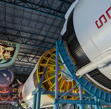 Kennedy space center tour Saturn rocket