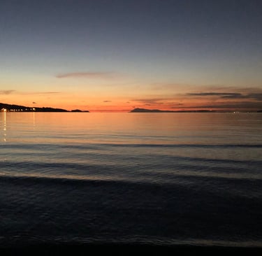 Couché de soleil sur l’alamanarre