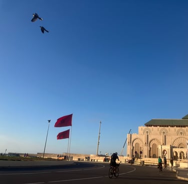 Hassan 2 Mosque in Casablanca, Morocco 