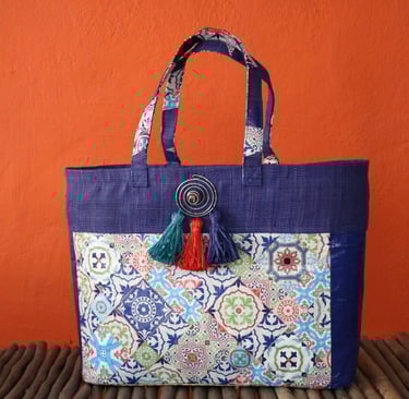 La Case Verte sac en raphia