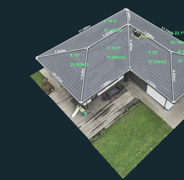 Kaip išmatuoti stogą?