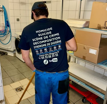 Désinfection après décès en France