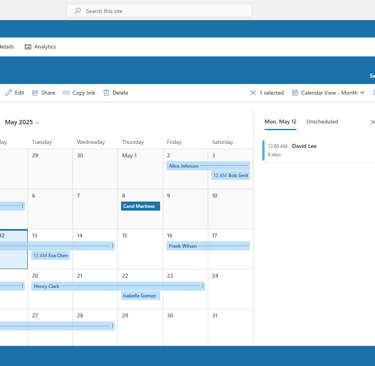 Employee Time Off Requests & Calendar in SharePoint