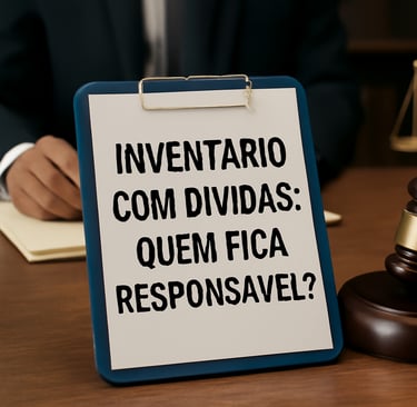 Inventário com Dívidas Quem Fica Responsável