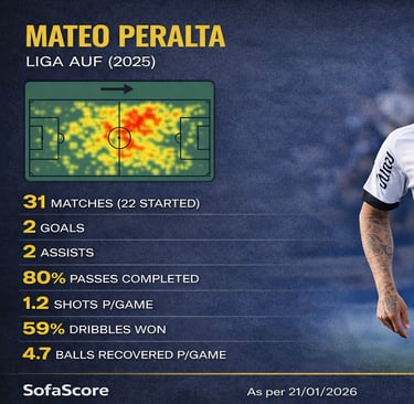 Mateo Peralta Stats