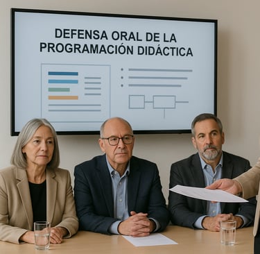 Defensa oral oposiciones educación