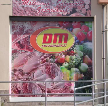 decorazione outdoor negozio, stampa digitale
