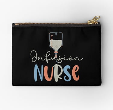 infusion nurse zipper pouch
