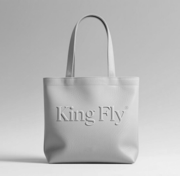An elegant and spacious custom tote bag, perfect for daily use or promotions.