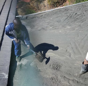 Slab waterproofing project in Roodepoort by Environmental Pro Construction