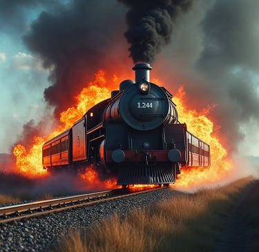 Supply train derailment executed by Virginia Hall during WWII