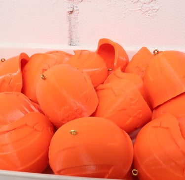 Personalizuotų kalėdinių žaisliukų gamyba 3D spausdinimu