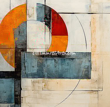 ImmrtlArts : Enchanting Floral Reverie abstract painting description