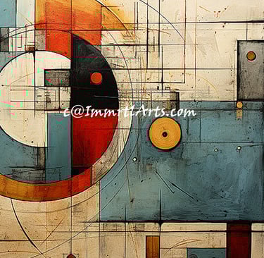 ImmrtlArts : Spectrum Fusion abstract painting description