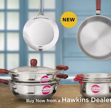 Hawkins triply cookwares