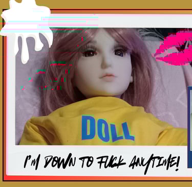 blogger banner with images in polaroid style frames