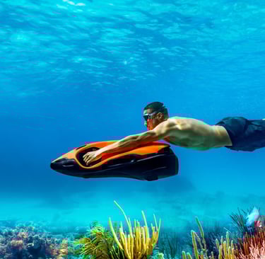 location seabob guadeloupe snorkeling