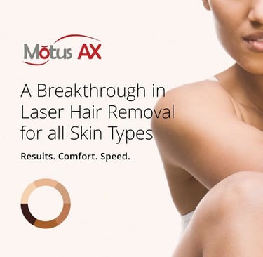 Motus AX - A breakthrough in Laser Hair removal for all skin types