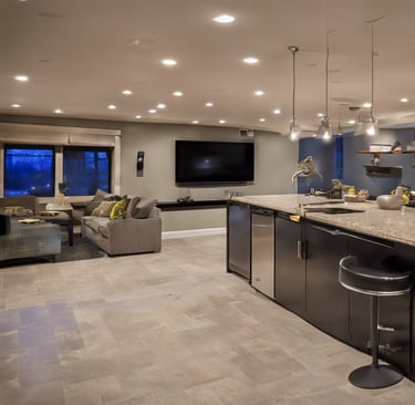 an open concept complete Toronto renovation.