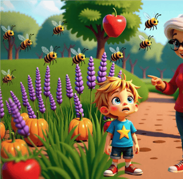 Alvey and Nanny in a field alveystarr.com