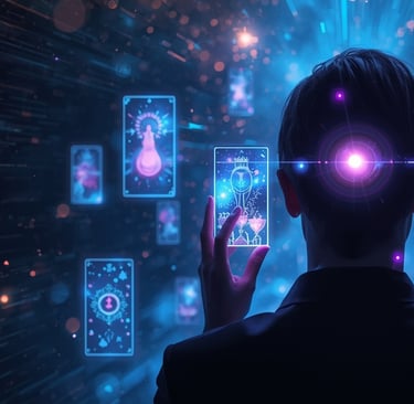 uma pessoa segurando um telefone com uma luz brilhando através da tela