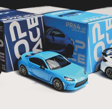 Pop Race Blue BRZ Honda Civic 1:64