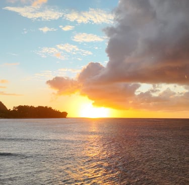 family friendly beach spots for sunsets and snorkeling