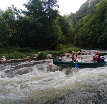 activité sportive gorges allier rapides canoë kayak