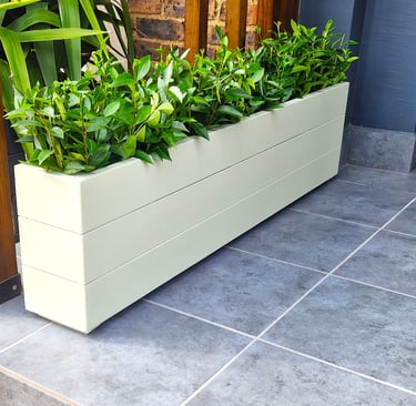 window box planter made to size custom colour hanmdade uk painted solid wood