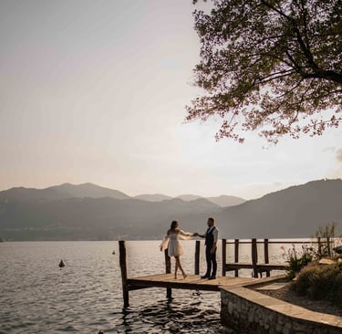 Wedding lake Orta