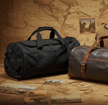 best travel stylish duffel bag with shoulder strap