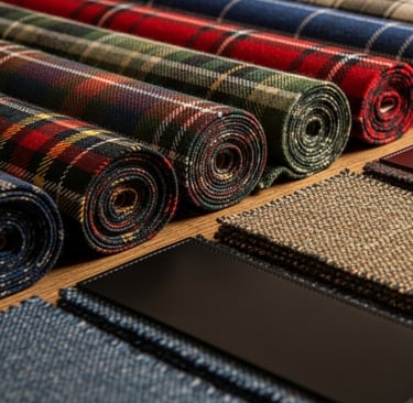True Scottish wear starts with exceptional materials.