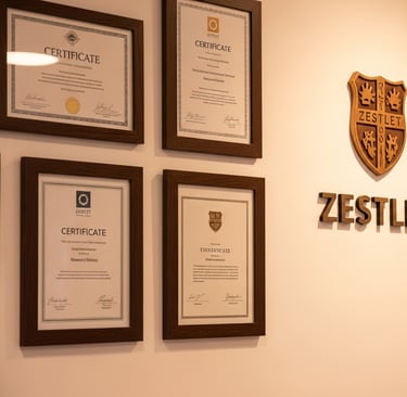 Quality, heritage, and compliance go hand-in-hand. ZESTLET proudly holds multiple certifications for manufacturing excellence