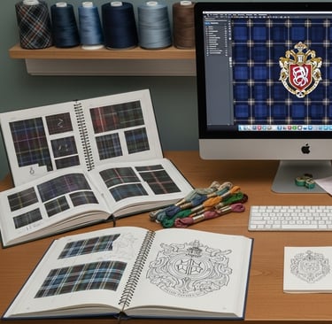 Custom Orders Behind every kilt or regalia item lies meticulous research and artistic design. 