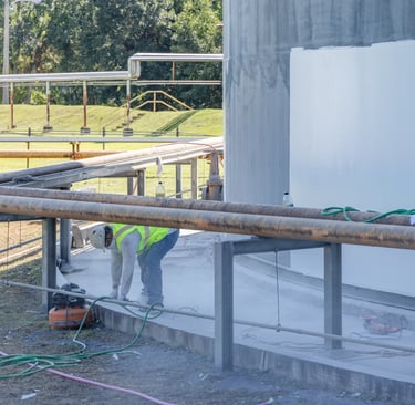 Worker at a construction site