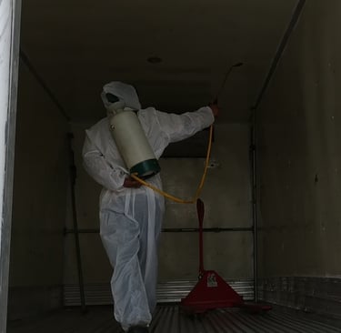 fumigacion en unidades de carga