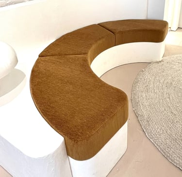 custom bench cushions with Knoll fabric in toronto