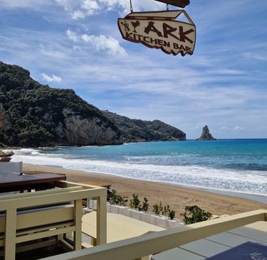 Ark kitchen bar Corfu Villa Olivia Pentati