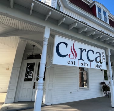 laser cut acrylic outdoor restaurant sign