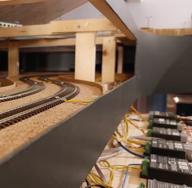 réseau de trains miniatures