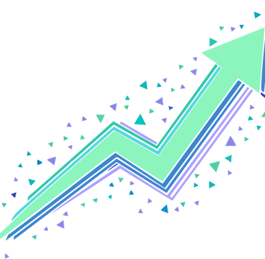 Flecha ascendente que simboliza crecimiento y avance