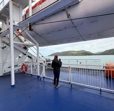 the ferry to Northern Ireland