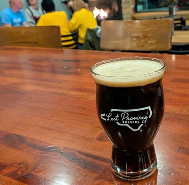 Glass of Lost Province Dark Lager