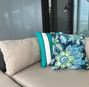 custom back cushions and pillows