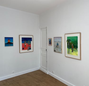 Galerie Maxime allain Marie-Anita Gaube Arthur metz artiste