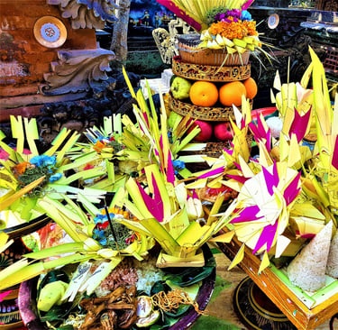 canang sari - ofiary dla bogów i demonów