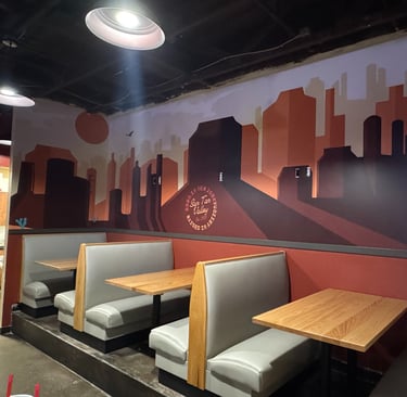 Wallpaper installation project in Gilbert, AZ